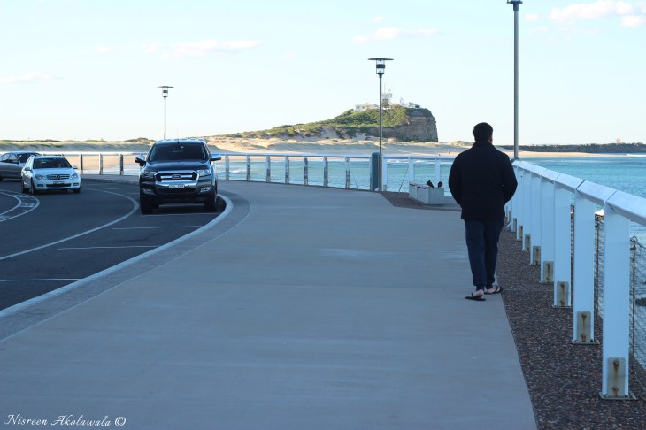Waterfront walk in Newcastle